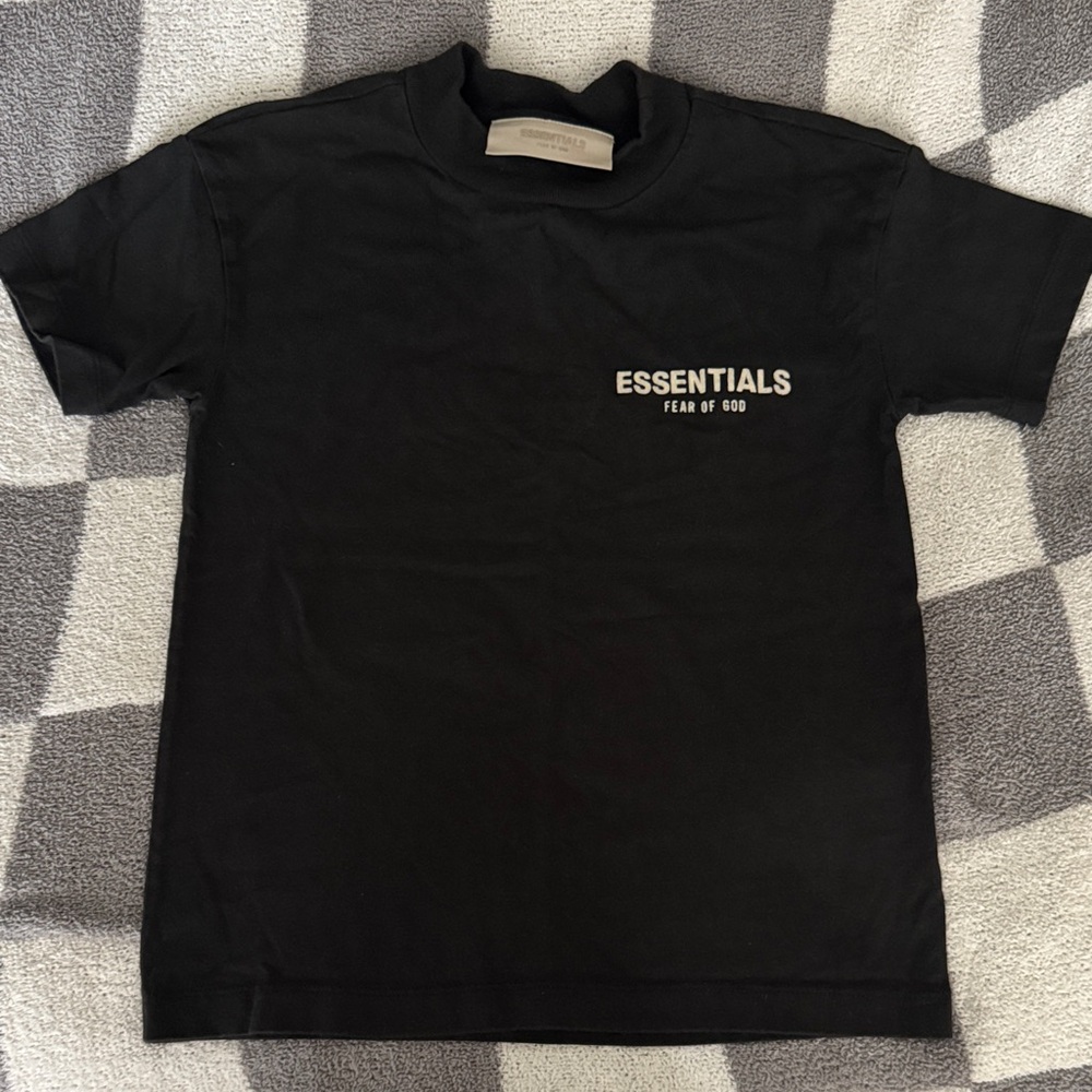 Fear of God Essentials Kids Black Tee